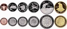 USA 1, 5, 10, 25, 50 Cent, 1 Dollar 2021 "Sioux"