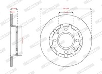 2X Ferodo Bremsscheibe FüR Opel Corsa F Mokka Peugeot 208 II Ub_ Up_ Uw_ 1.2