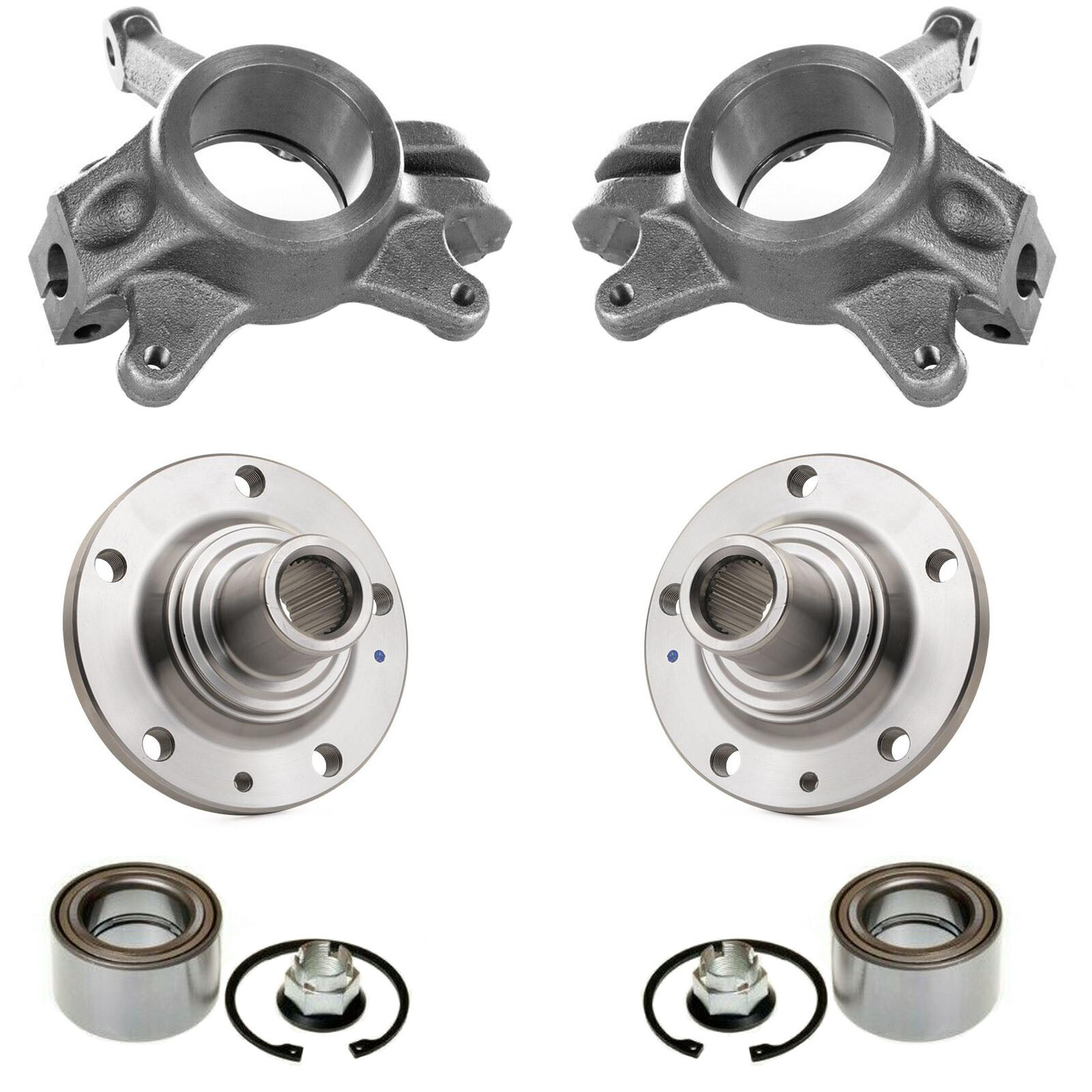 Fusee avant 24mm Master II anti-vibration | Pack moyeu de roue complet pour Master 2
