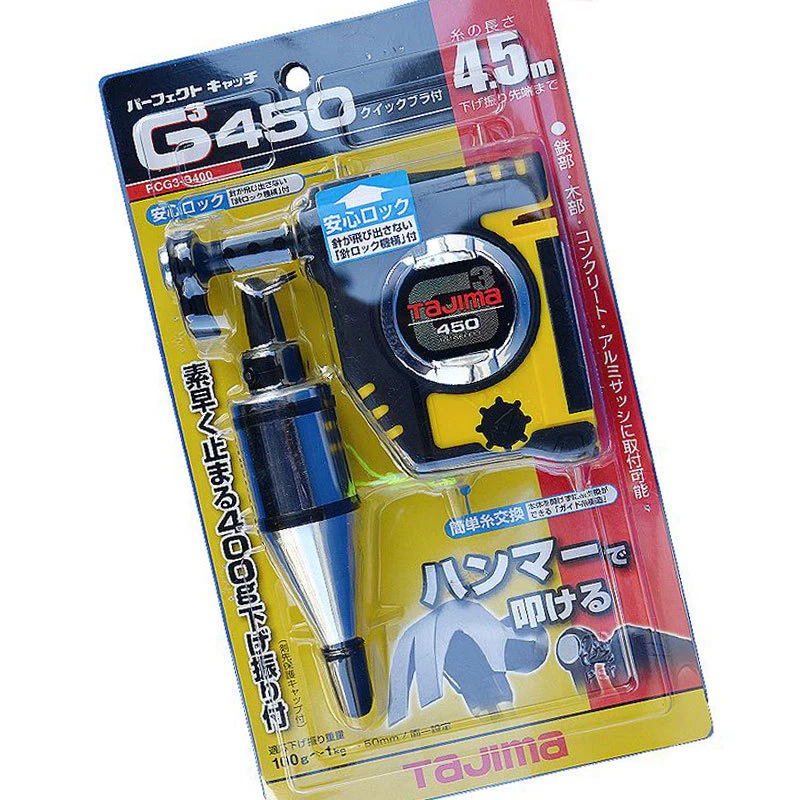 Tajima Plumb-Rite PCG3-B400 4.5m 15ft Automatic Magnetic Plumb Bob free shipping - Image 2 of 4