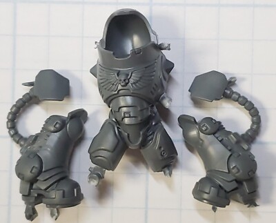 Warhammer 40k Space Marine Bits Aggressor Gravis Armor Torso Legs Set #01