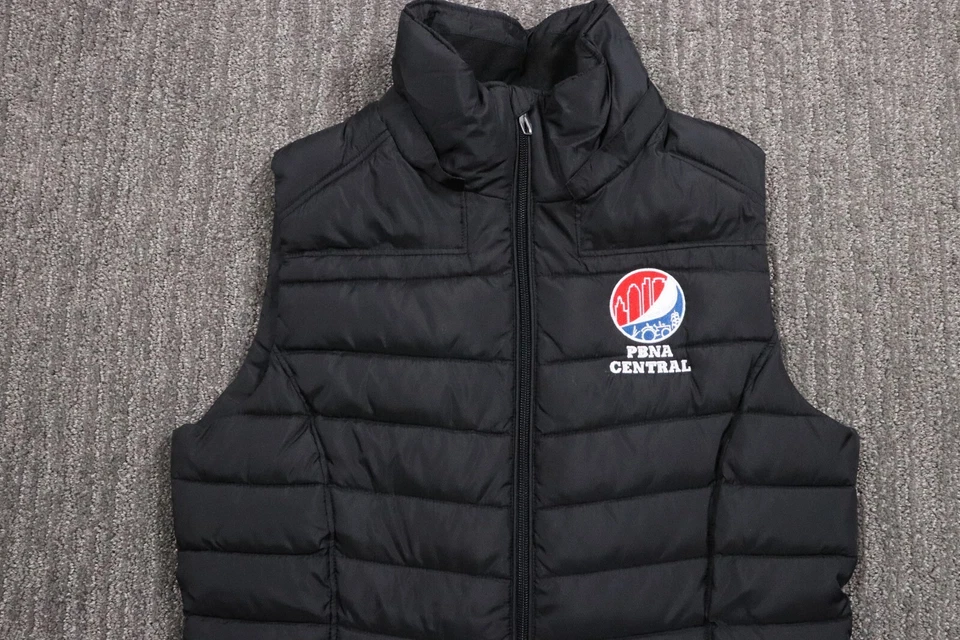 Spyder Women's Medium Insulated Puffer Vest Pepsi Co Black Outdoor Winter pocket - Image 3 of 4