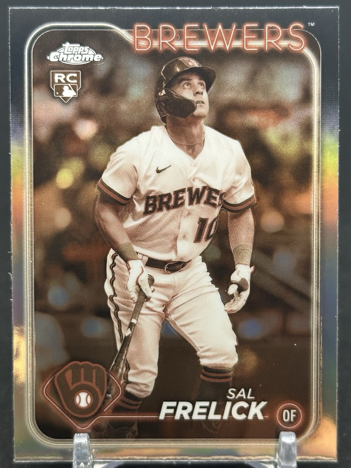 Sal Frelick 2024 Topps Chrome Sepia Refractor #39 Milwaukee Brewers RC