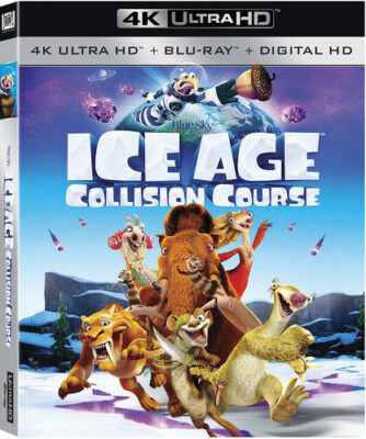 BRAND NEW ICE AGE 5 COLLISION COURSE - 4K UHD + BLU-RAY + DIGITAL HD Slipcover