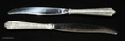 Normandie by Wallace French Blade Dinner Knife Sterling Silver Handle Set of 2