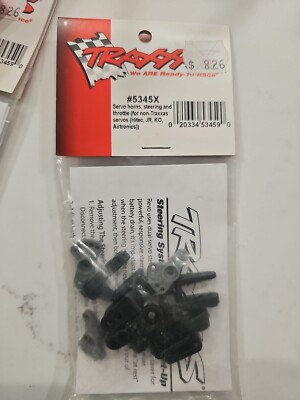 Traxxas 5345X Revo 2.5 3.3 Servo Horn Set for Use w/ JR KO Hitec & Airtronics