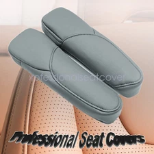 Leather Front Seat Armrest Replacement Cover for Honda CR-V CRV 2007-2009 Grey