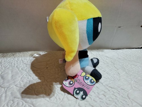 NEW: BUBBLES Powerpuff Girls Cartoon Network 7" Suction Cup Plush - Picture 4 of 11