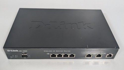 D-Link DSR-1000AC router wireless Ethernet - ANTENNE MANCANTI - Foto 2 di 5