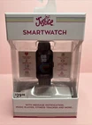 Justice Kids SmartWatch Rectangular Face W/black Rainbow Stripes