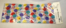 18 Gift Tissue Paper Sheets 20" x 30" Party Balloon Design Wrap New 75 SQ FT