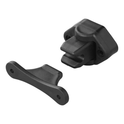 PAT EUROPE BV Türfänger schwarz mit Scharnier für Wohnwagen/Wohnmobil