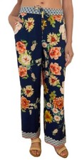 Johnny Was Floral Border Split Pant - CSW3522-H