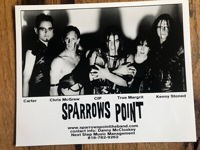Sparrows Point MUSIC GROUP VNTG Very Rare 10x8 Press Photo