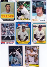 Huge 35 + LOU PINIELLA all different cards lot 1974 - 2012 Yankees Reds Cubs