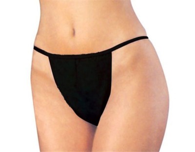 50 x Einweg schwarz G-String Unterwäsche Spray Bräunen Beauty Spa Massage Wachsen