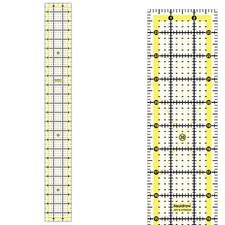 Liquidraw Quilting Ruler 3" x 24", Acrylic Imperial Patchwork Rectangle Template
