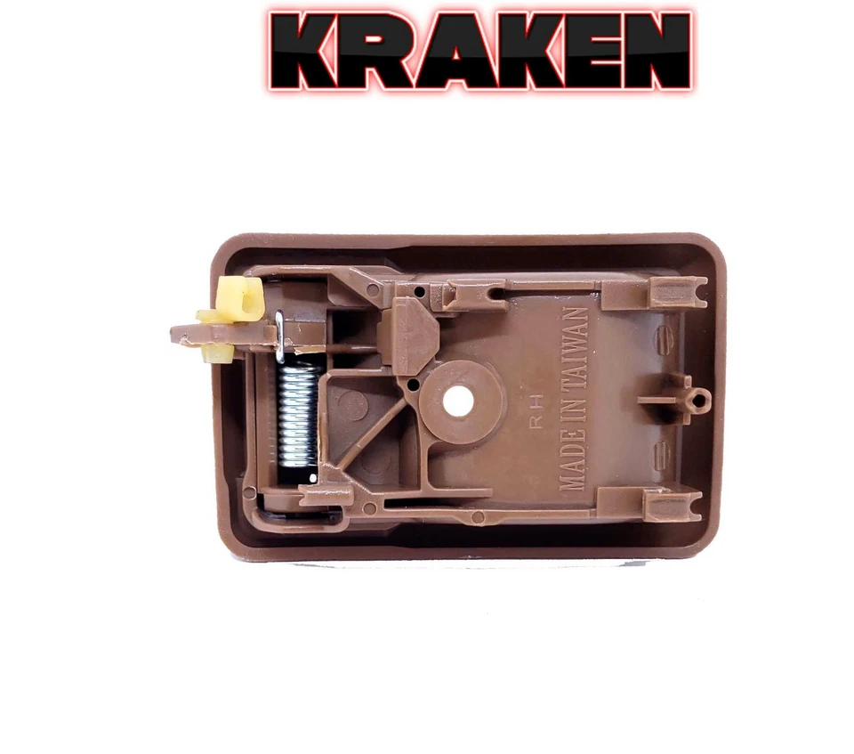 Manijas de puerta interiores para camioneta Toyota Tacoma 1995-2000 4 corredores 90-95 par marrón Foto 4 de 4