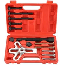 DASBET 13PCS Harmonic Balancer Steering Wheel Puller Tool Flywheel Puller Cra...