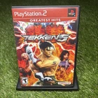 Tekken 5 (Sony PS2 2005) Greatest Hits CIB w/ Manual GREAT condition Disc