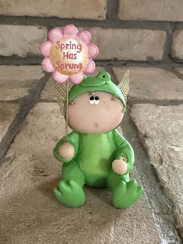Vintage Angel Cheeks Kirk’s Kritters Angel - Spring Has Spring - No Box