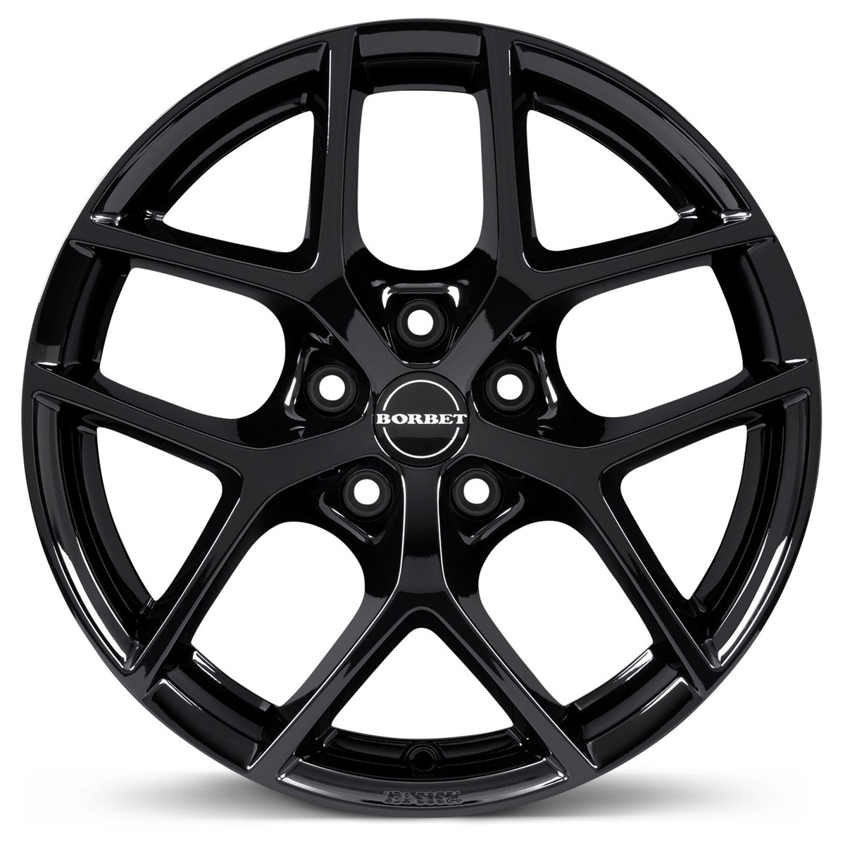 4 Borbet Wheels Y 7.0x17 ET42 5x108 SW for Volvo C30 C70 S40 S60