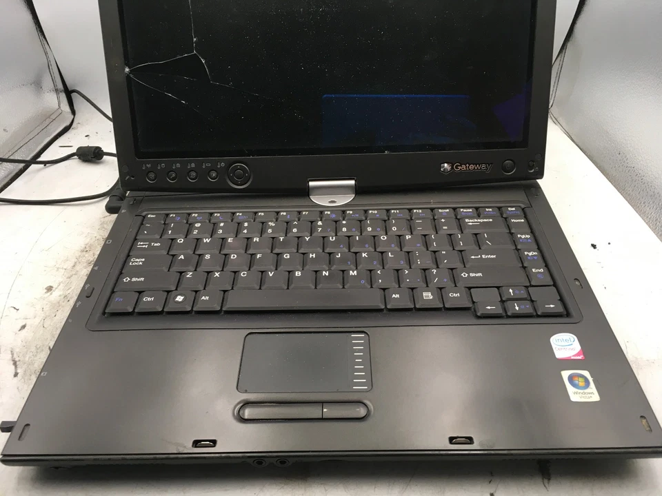 GATEWAY TA7 - FOR PARTS/BROKEN LCD - INTEL CORE 2 DUO T7500 - NO RAM - READ - BB - Image 3 of 4