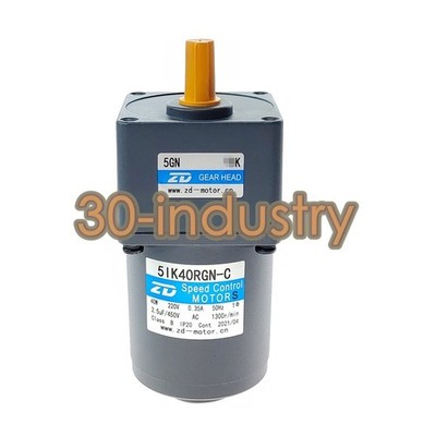 1PCS FOR ZD 5IK40RGN-C 5GN30K 36K 50K 60K 75K 90K 100K 120K Gear Reducer Motor