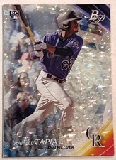 2017 Bowman Platinum Ice Raimel Tapia Rookie card #47 ROCKIES #Rockies. rookie card picture