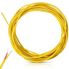 Relaxweex K-Type Thermocouple Wire Awg 24 Solid W. PVC Insulation for Making ...