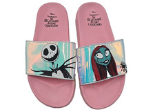 The Nightmare Before Christmas Sandals Disney Jack Sally Slide Sandals 9/10