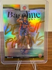 2025-26 Topps Finest Chaz Lanier Baseline Auto RC Gold Refractor #/50 Pistons