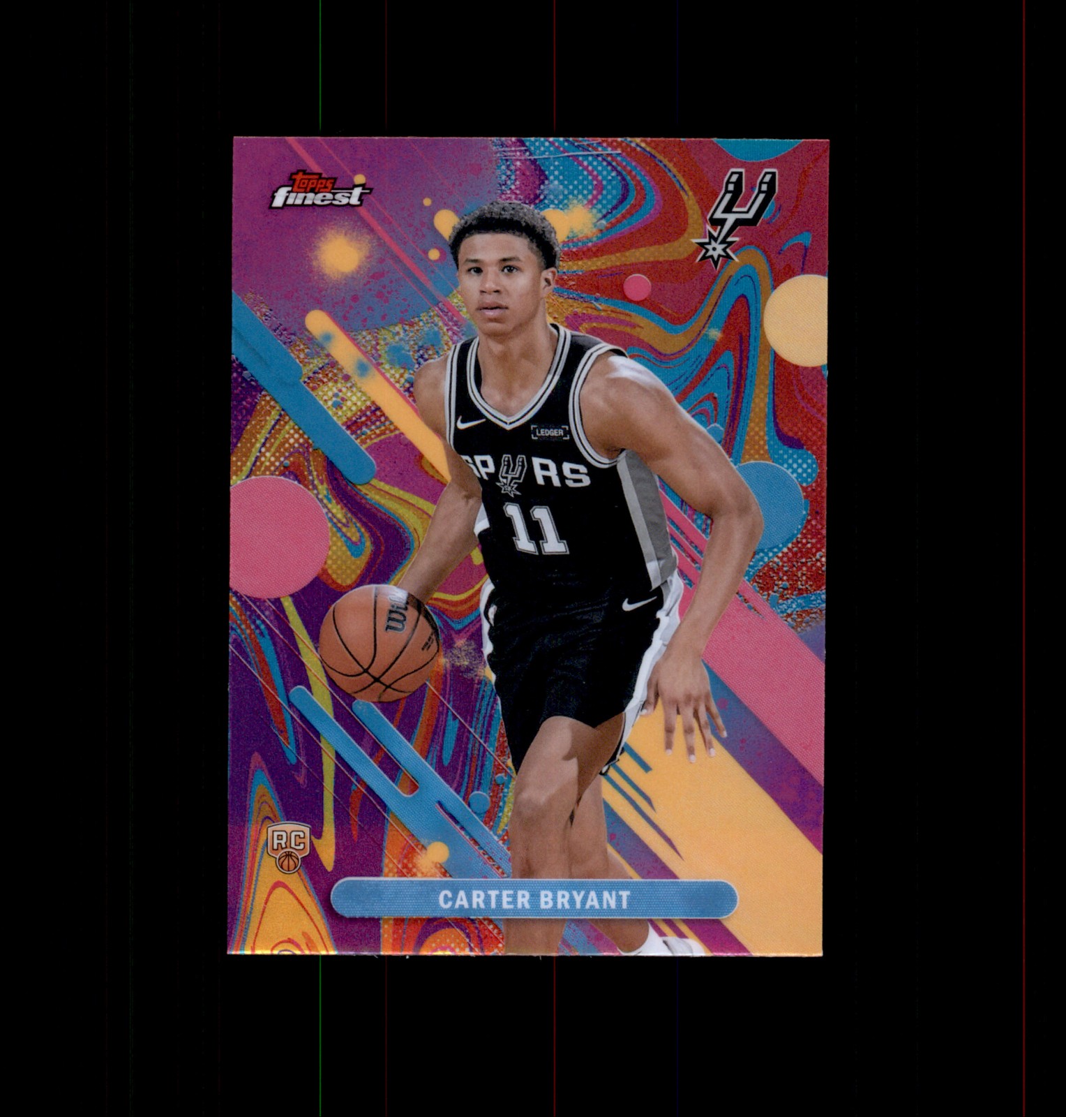 2025-26 Finest #14 Carter Bryant Oil Spill Refractor