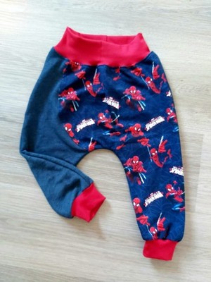 Süße Jogginghose,Spiderman,Sommersweat, Gr.86/92,Unikat,selfmade,kita,Freizeit 