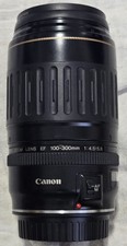 Canon EOS EF Ultrasonic Zoom Lens 100-300mm. 160-480 On 2 3rd Format.