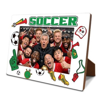 XQLSR Soccer Picture Frame, Sports Themed Photo Frame for 4x6 Inches Photos, ...