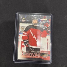 2016-17 UD Program Of Excellence Canvas Anthony Beauvillier RC #C269 Team Canada