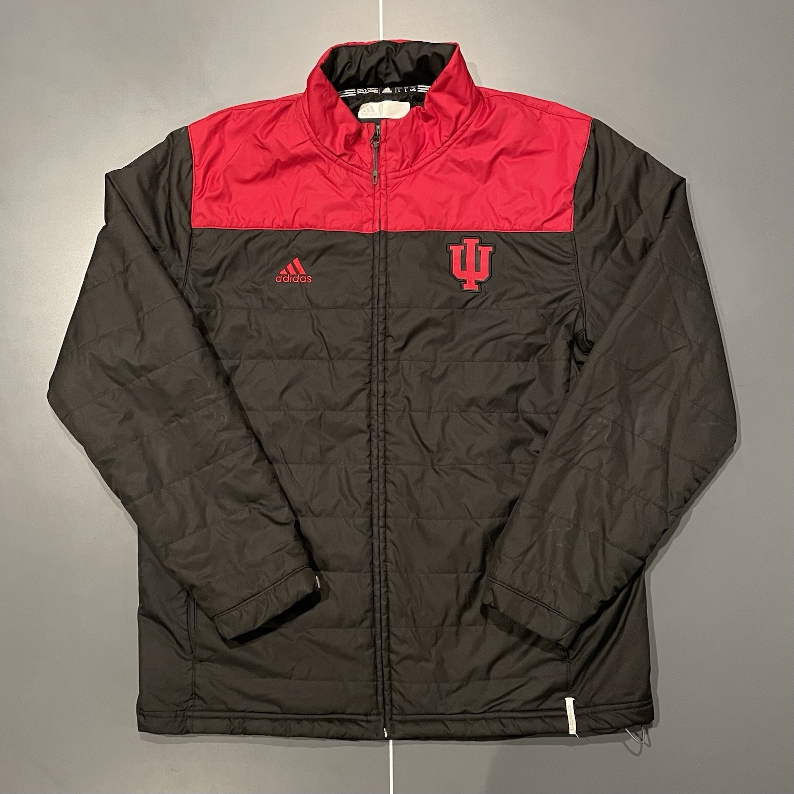 Indiana University Adidas Insulated Puffer Jacket Men’s Large