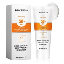 Face Sunscreen SPF 50 PA  ,Non Greasy Sunscreen Cream for Face and Body,Wa...