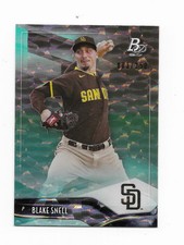 2021 BOWMAN PLATINUM  - PLATINUM PITCHING MOMENTS # 003/250 BLAKE SNELL # 4