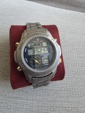 Vintage Citizen Ana Digi thunder bird  Full Titanium Watch