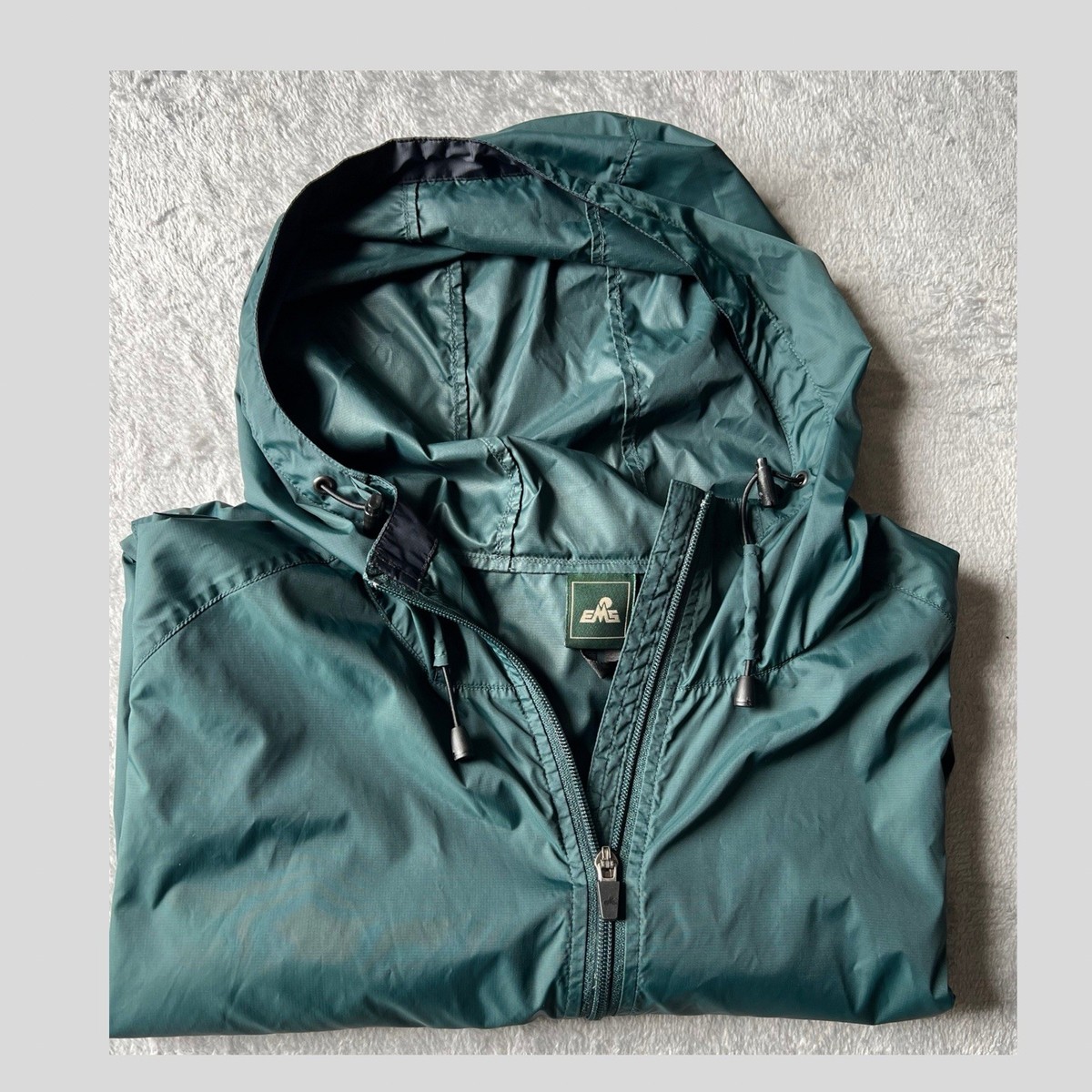 EMS Eastern Mountain Sports Hooded Windbreaker Jacket Men's XXL