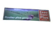 Publicité autocollant non utilisé Esso super plus sans plomb