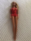 Malibu Barbie Superstar Doll Red Swimsuit Vintage