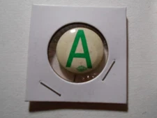 1" A unknown candidate, office and location litho pinback button