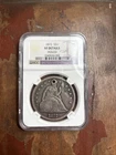 1872 Seated Liberty Silver Dollar $1 NGC VF Details
