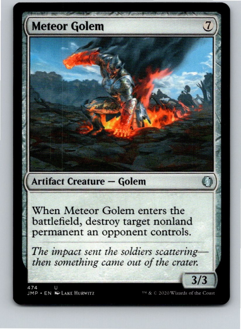 Magic the Gathering Meteor Golem Jumpstart MTG Free Shipping!