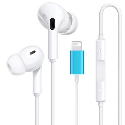 Wired Bluetooth Earbuds Noise Canceling In-Ear Headphones for iPhone 14 13 12 11
