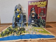 Vintage 1977 MARX Toys NAVARONE World War II Playset Box Army Men Terrain