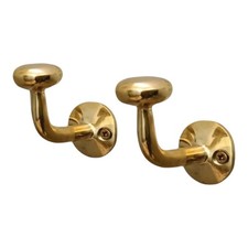 Unlacquered Brass Wall Hooks  Vintage, Antique, Heavy Duty Decorative Hooks ...